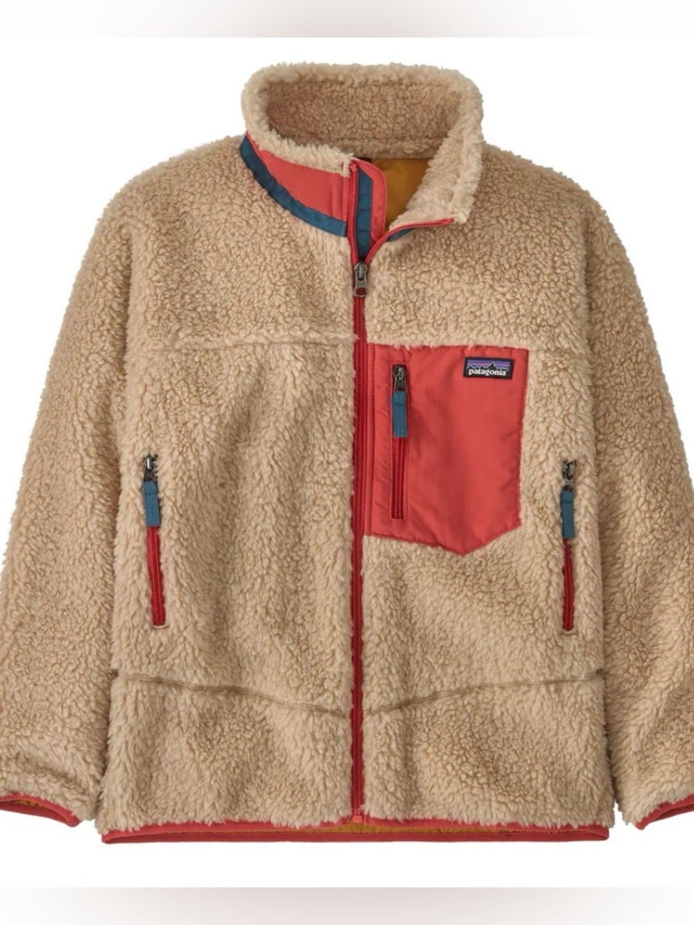 Patagonia Cream Retro X Jacket Sherpa Fleece Jacket